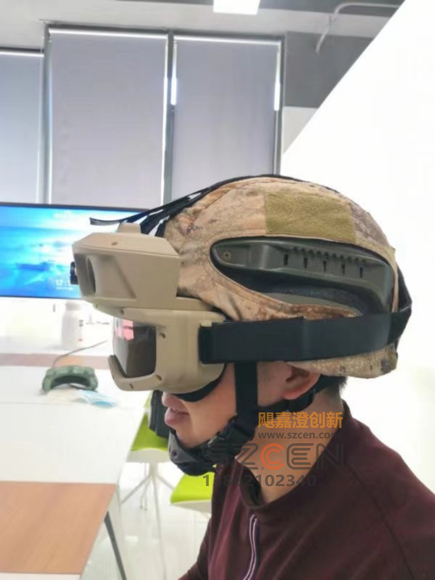 军用多镜头智能眼镜打样生产