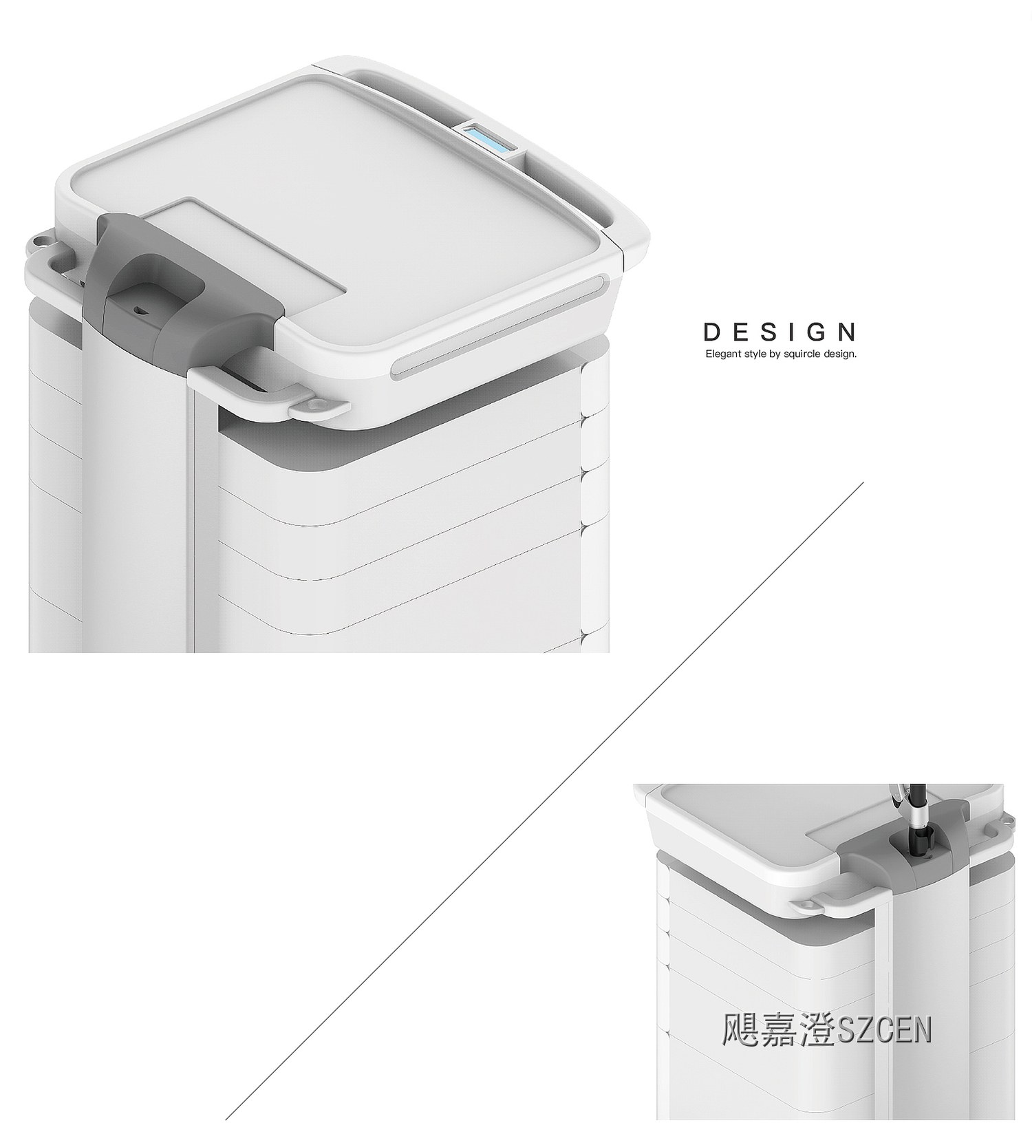 医疗柜台车｜医疗设备工业设计