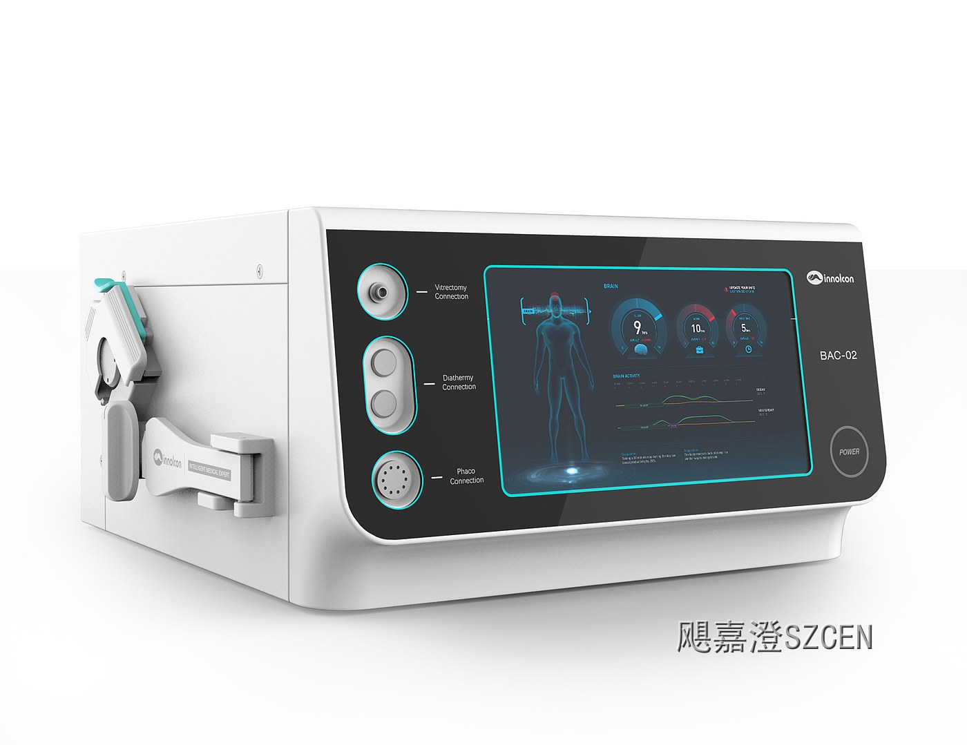 超声眼科乳化治疗仪-外观设计-结构设计