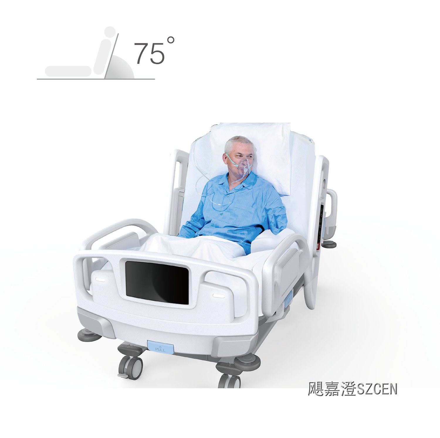 智能康复护理病床 - 外观与结构设计方案