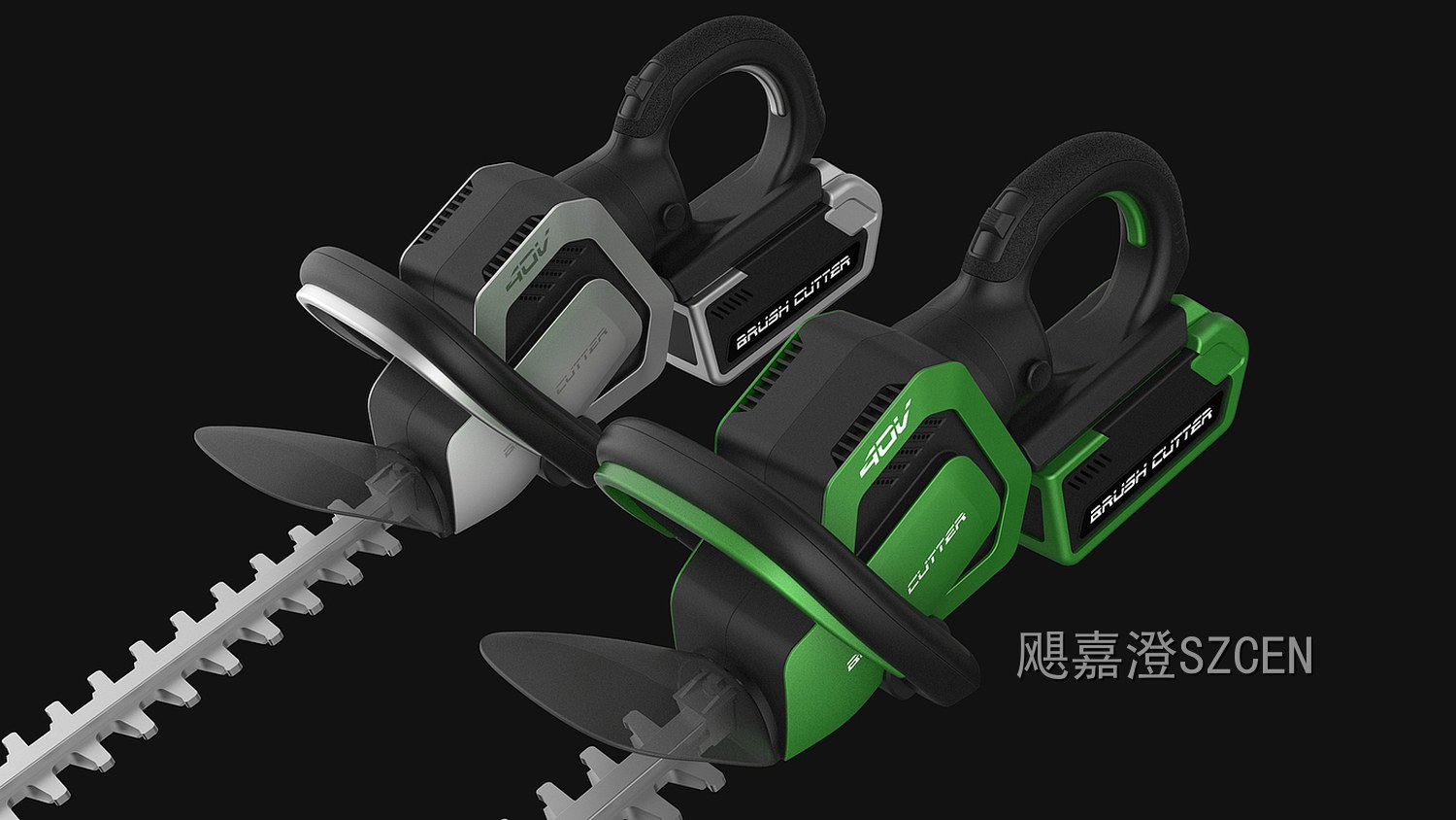 割草机｜手持园林工具外观与结构设计