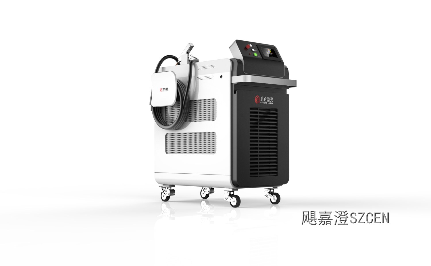 手持激光焊接机｜千瓦级激光焊接设备整机外观与结构设计
