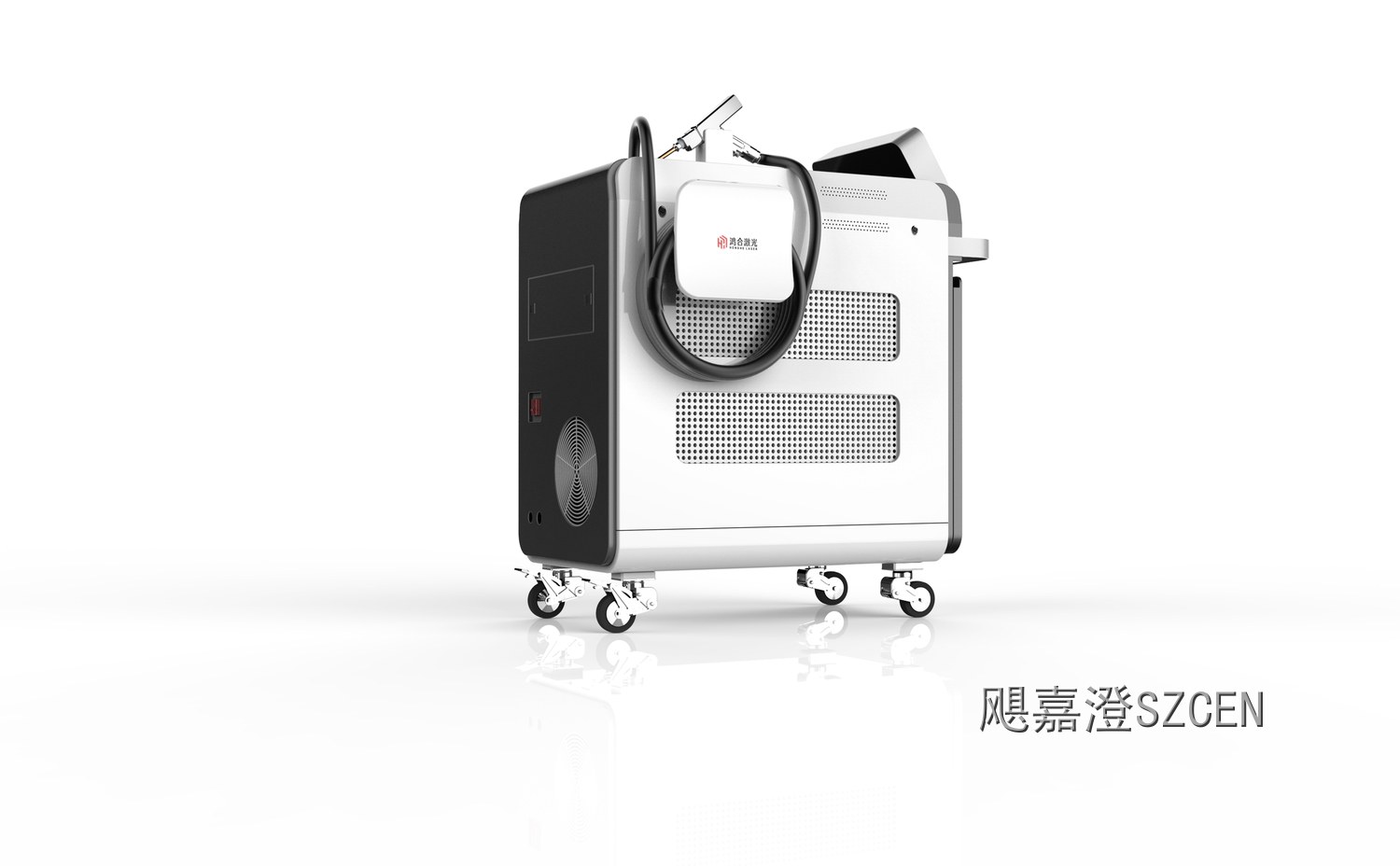 手持激光焊接机｜千瓦级激光焊接设备整机外观与结构设计