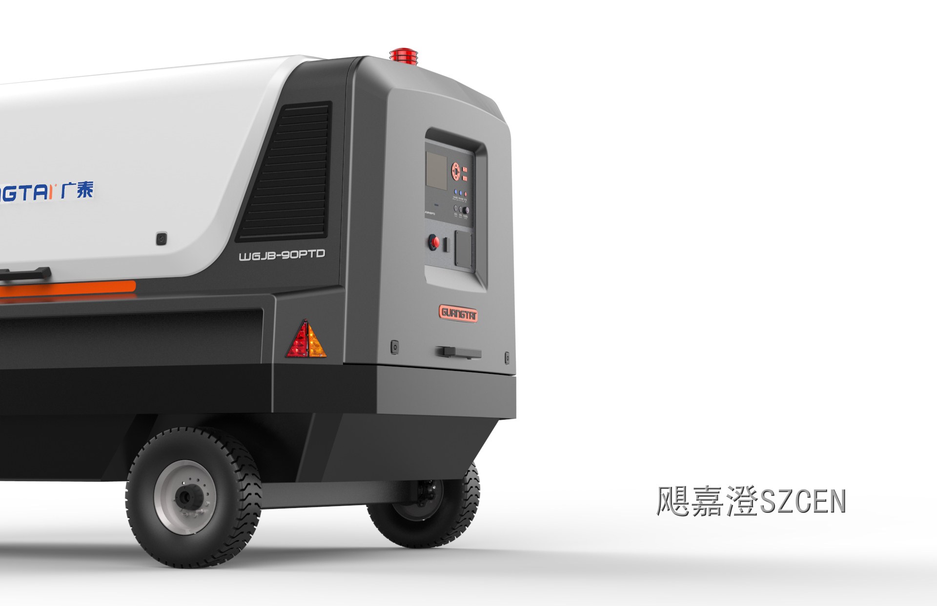 移动逆变电源车｜机场地面静变电源车整机外观与结构设计