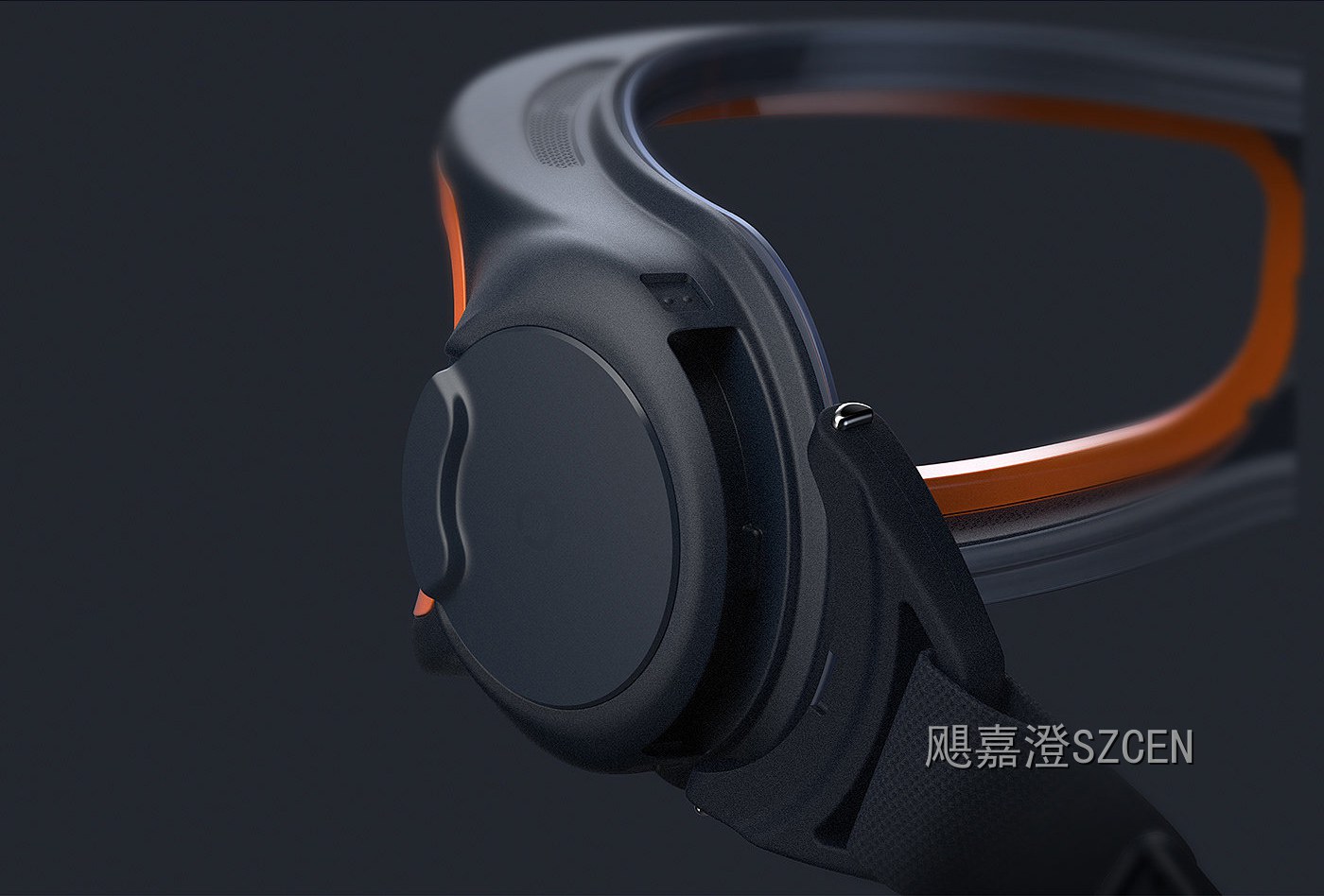 工业护目镜｜模块化智能安全护目镜外观与结构设计