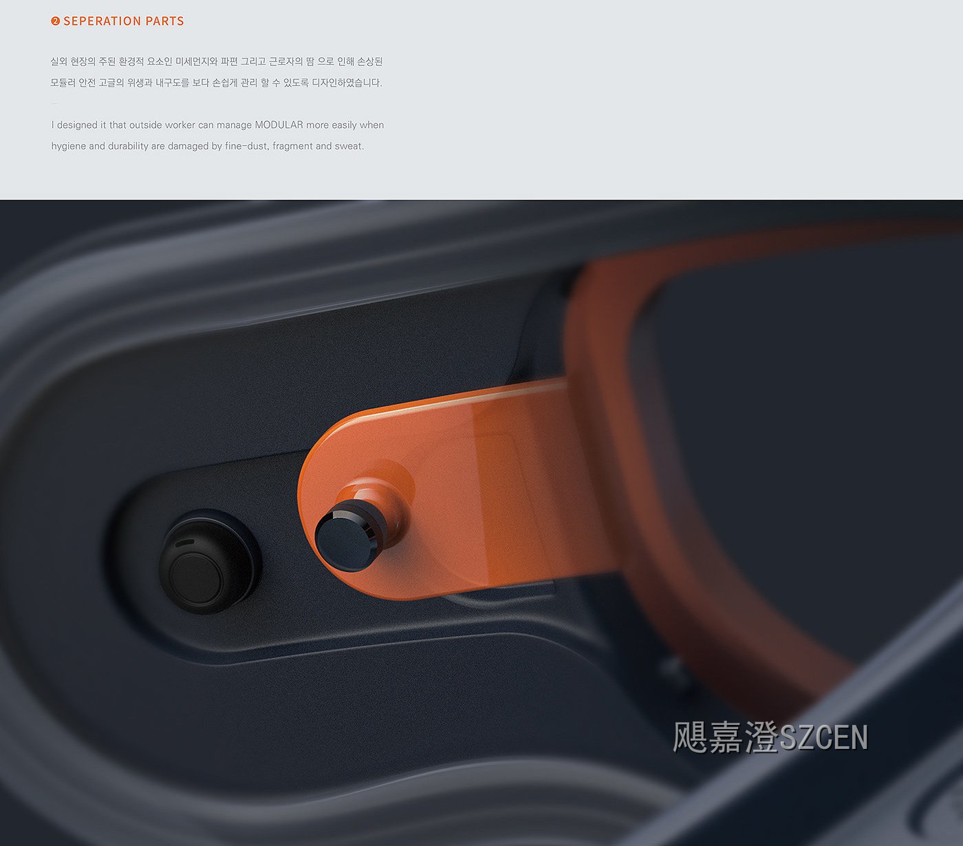 工业护目镜｜模块化智能安全护目镜外观与结构设计