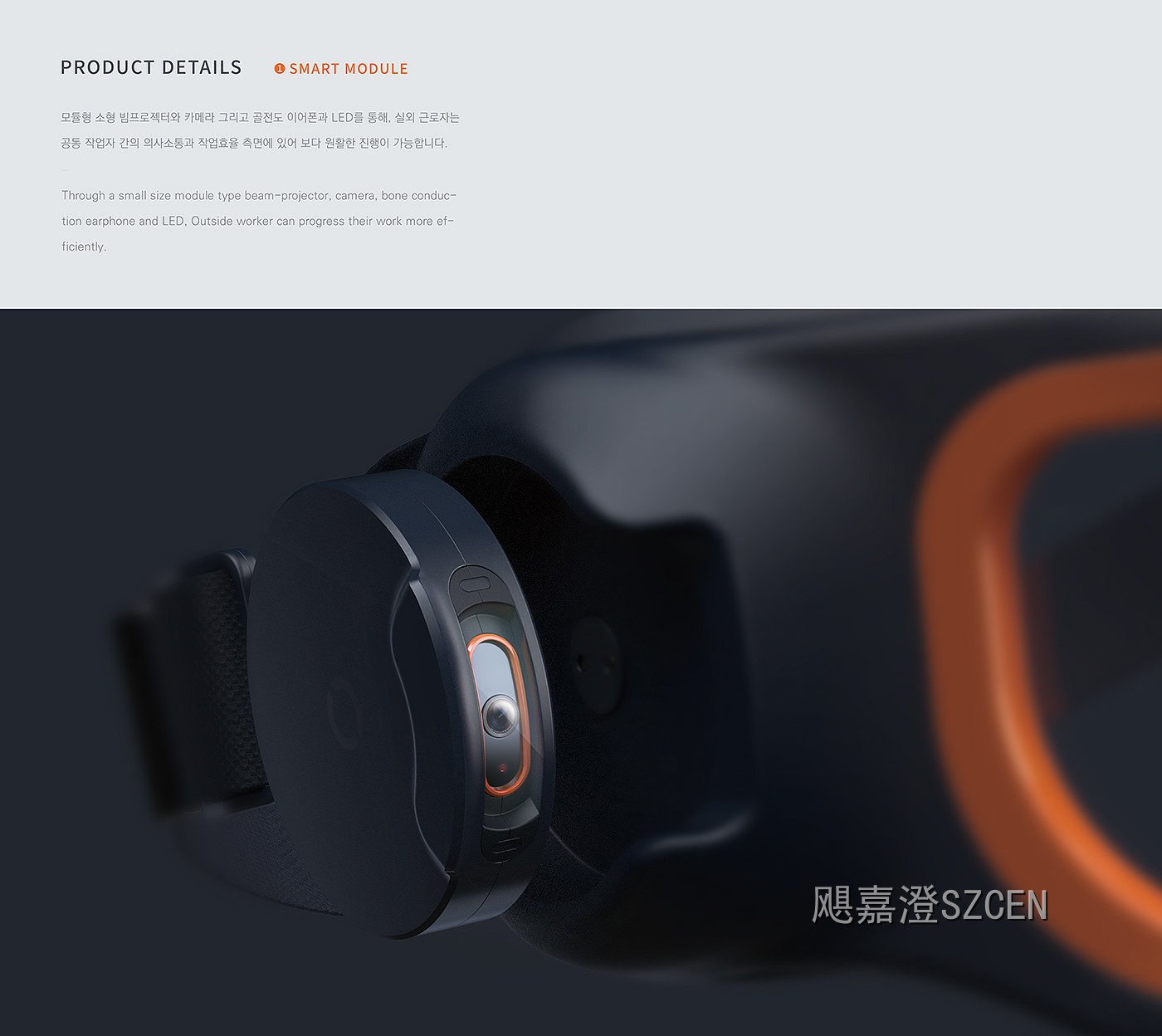 工业护目镜｜模块化智能安全护目镜外观与结构设计