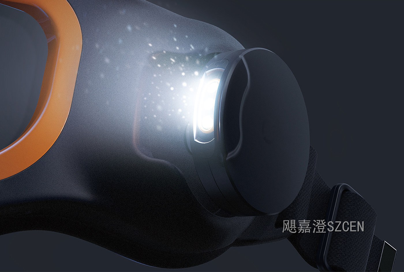工业护目镜｜模块化智能安全护目镜外观与结构设计