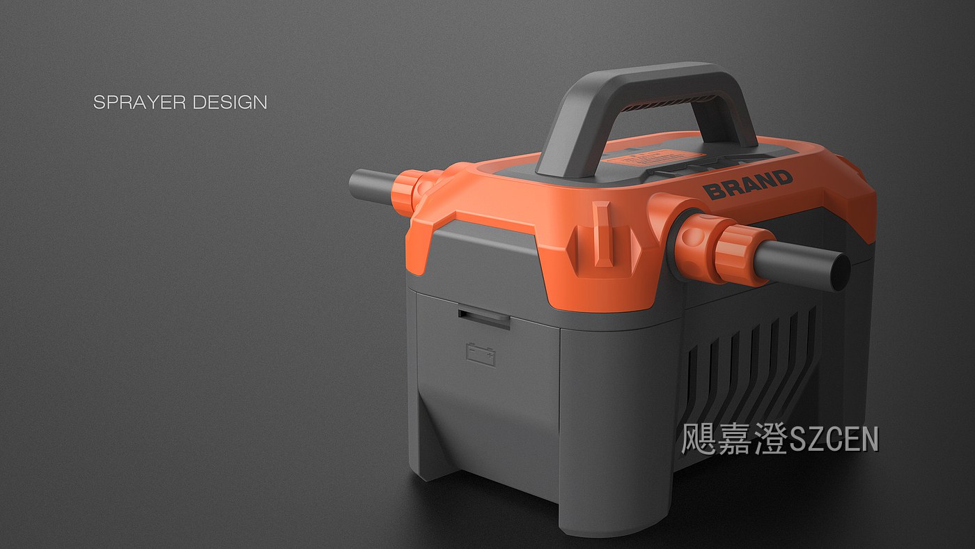 抽水泵｜充电式抽水泵整机外观与结构设计