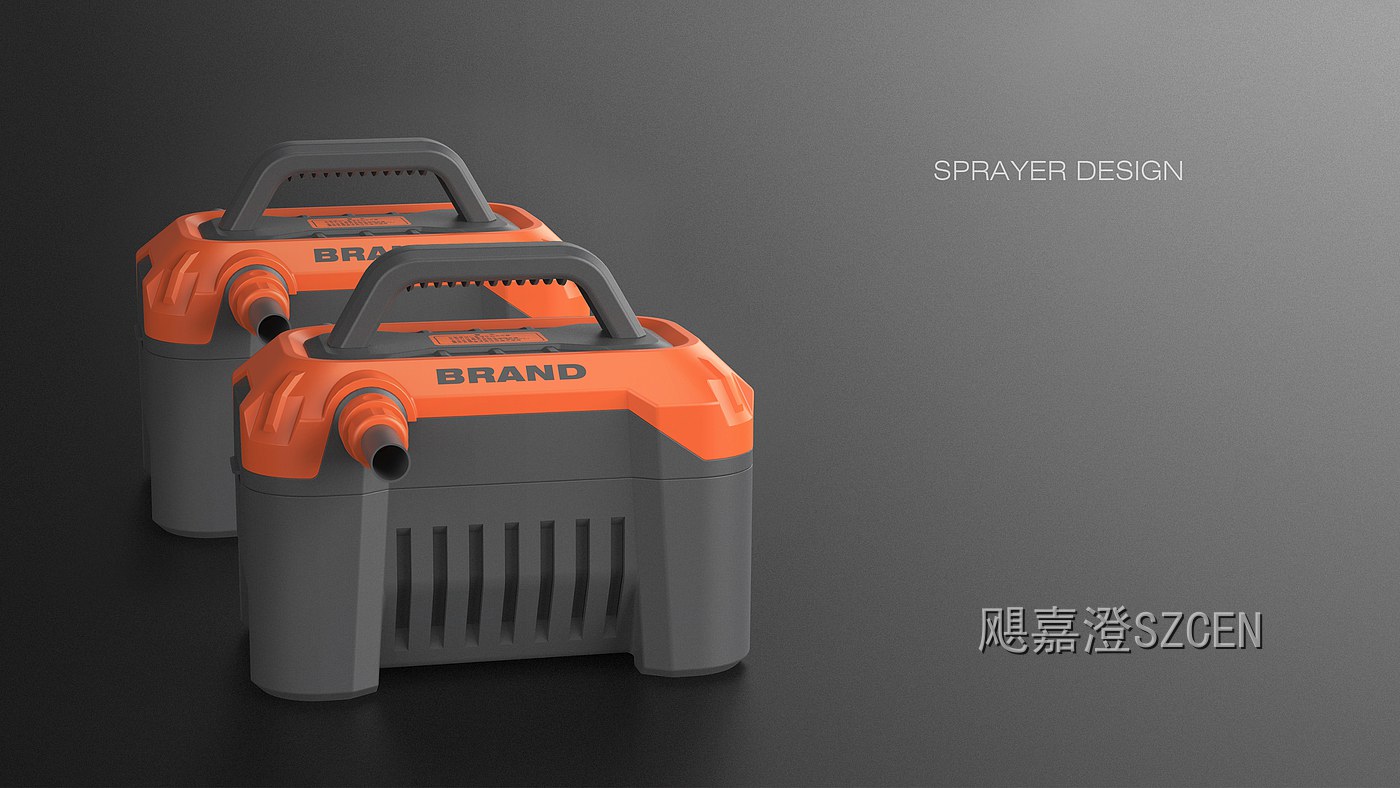 抽水泵｜充电式抽水泵整机外观与结构设计