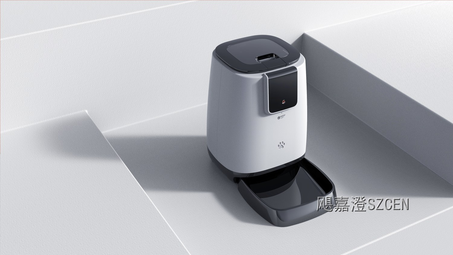 宠物智能喂食器｜家居融合式智能投喂设备外观与结构设计