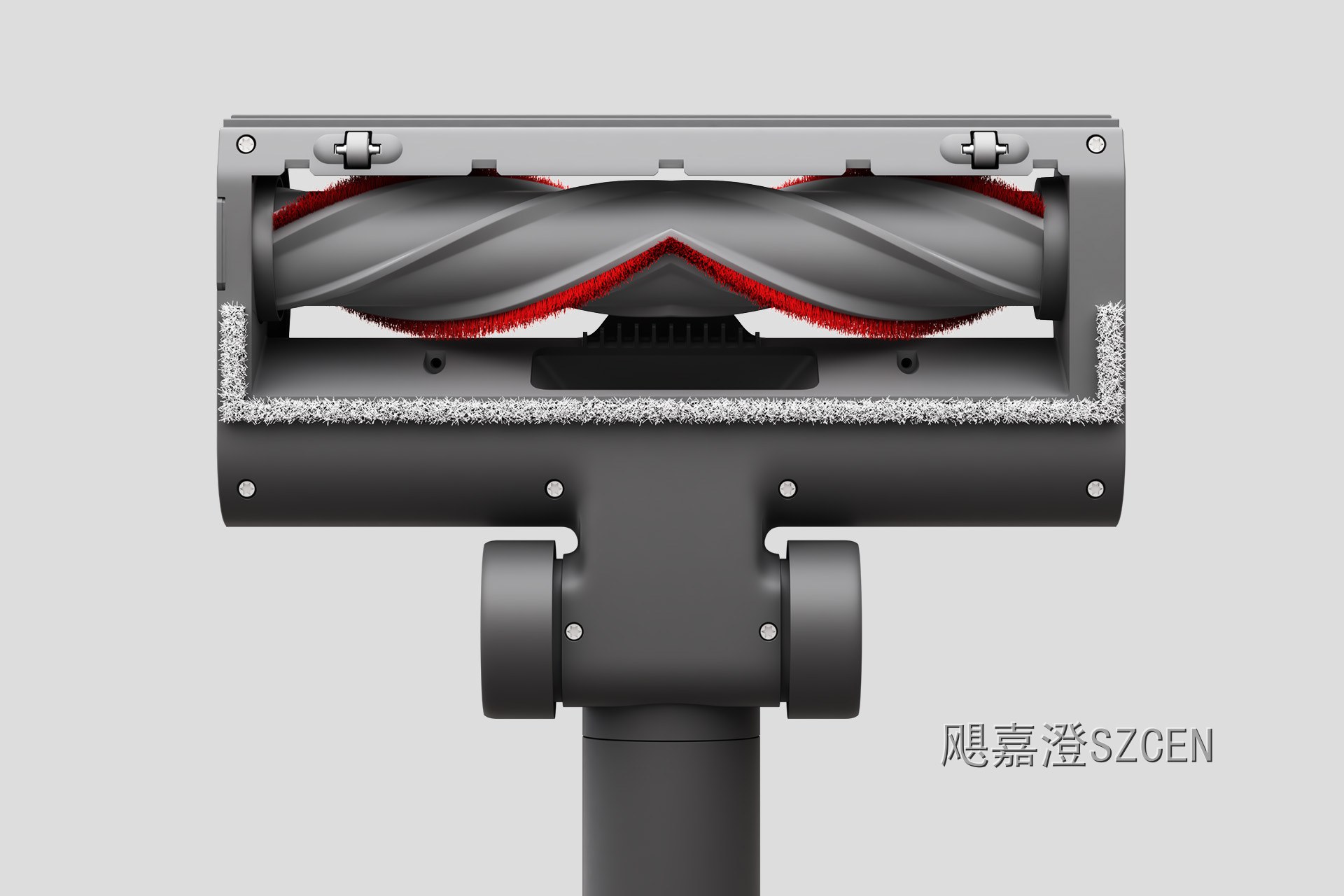 无线吸尘器｜整机与全配件套装外观与结构设计