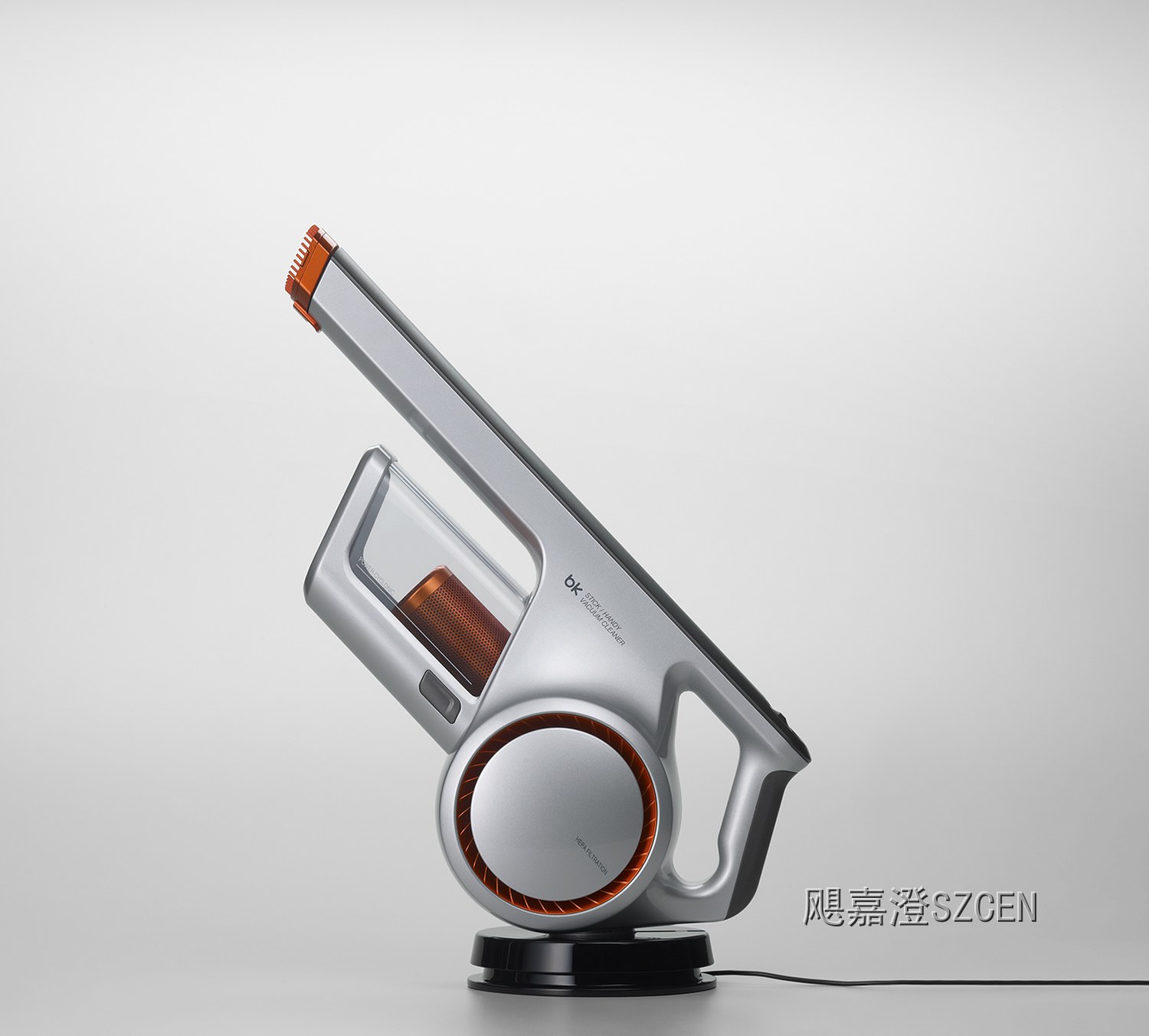 手持吸尘器｜轻量手持精细清洁设备外观与结构设计