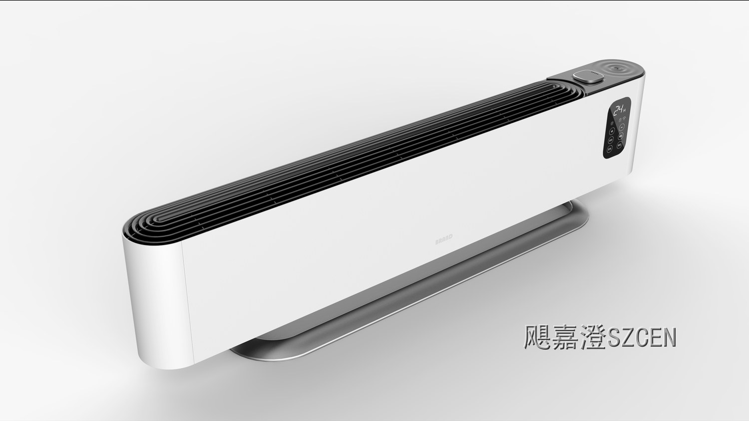 踢脚线取暖器｜薄壁长条对流取暖设备外观与结构设计