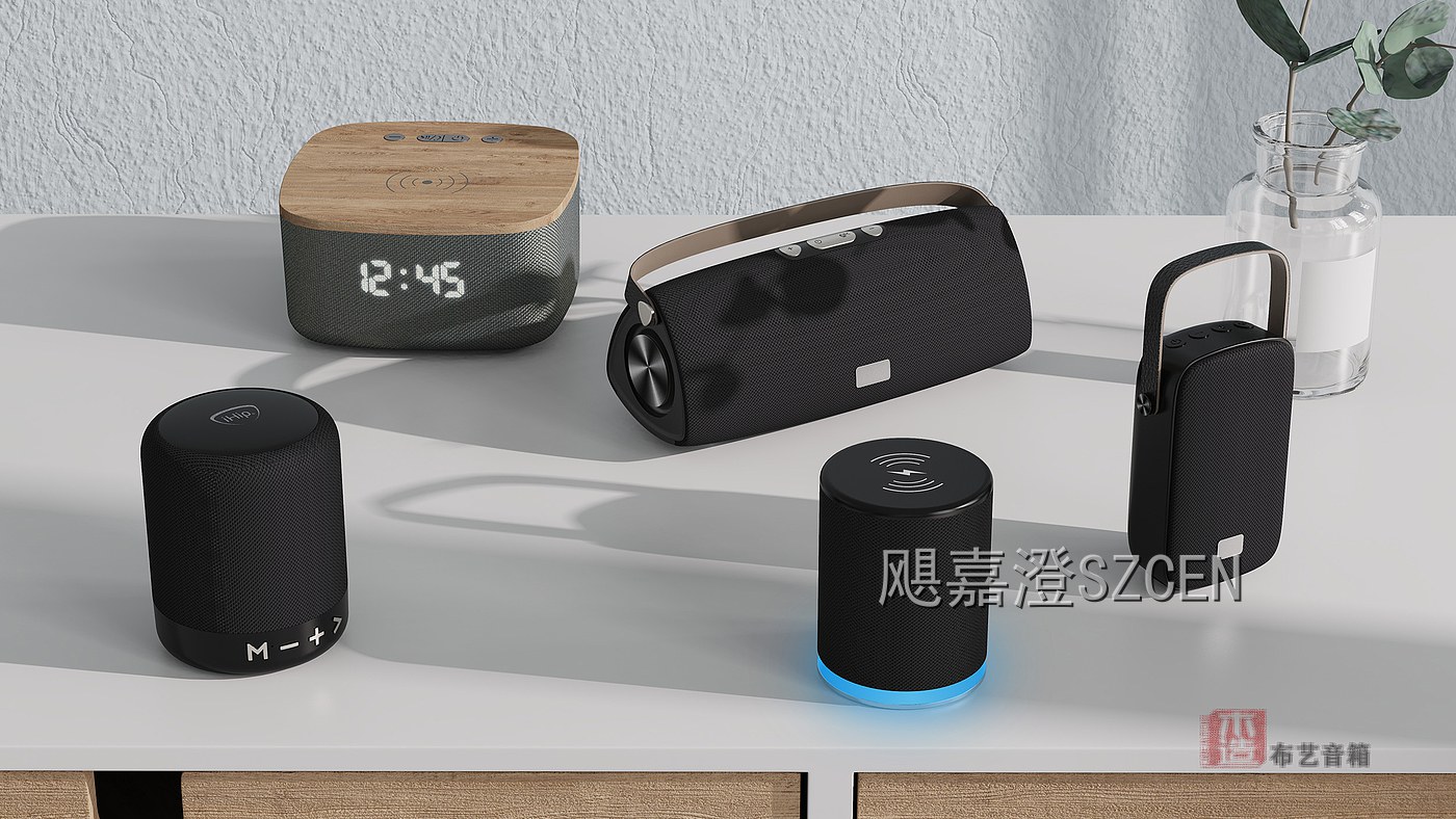 蓝牙音箱系列｜多造型便携音箱外观与结构设计3 飓嘉澄