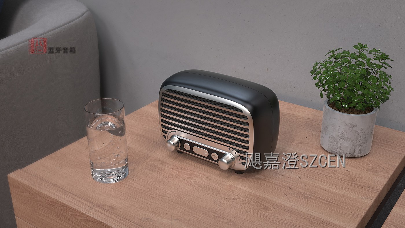 蓝牙音箱系列｜多造型便携音箱外观与结构设计