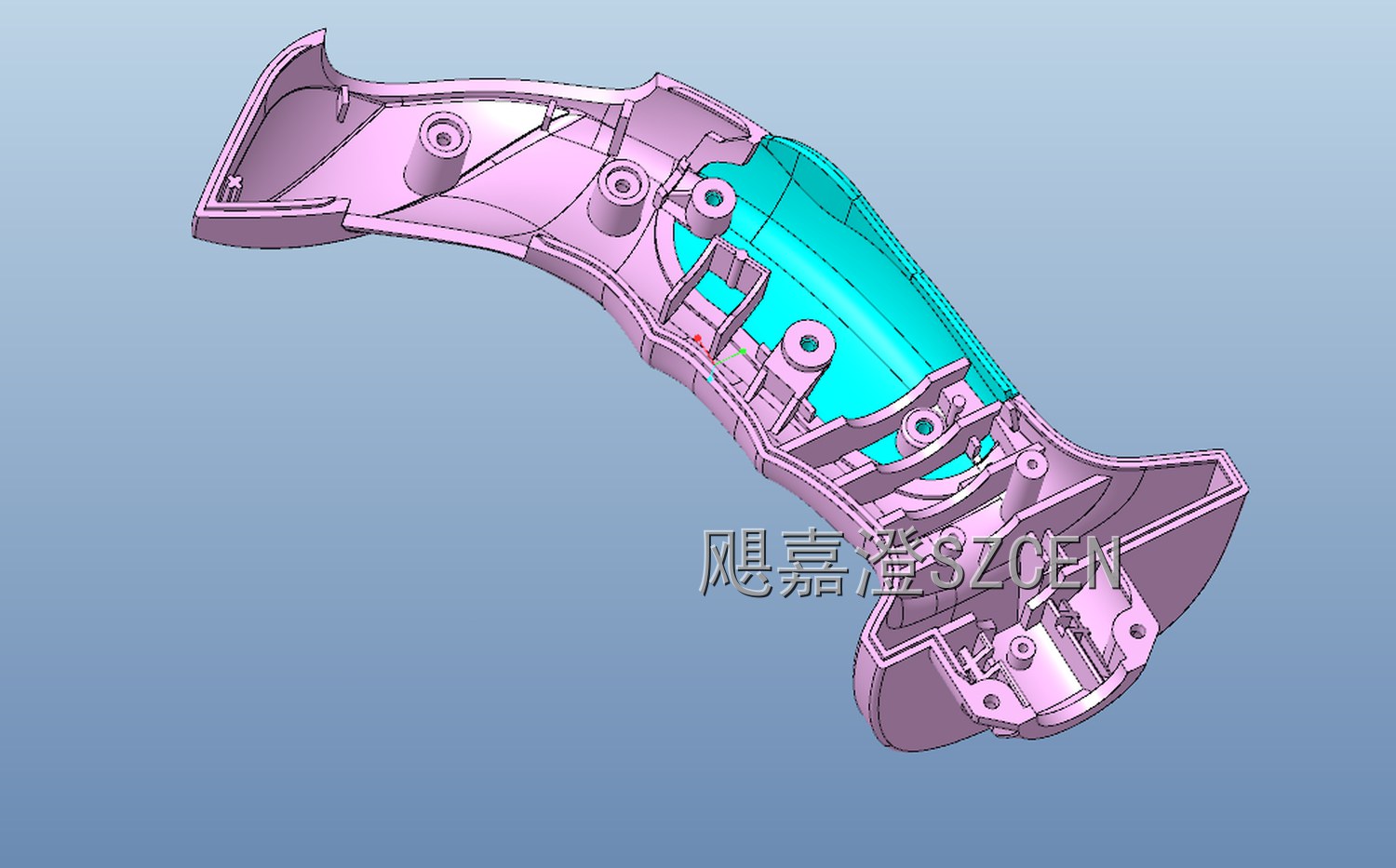 工程车操作手柄外壳｜逆向测绘建模设计