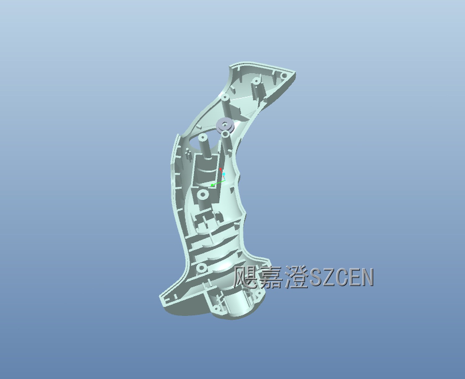 工程车操作手柄外壳｜逆向测绘建模设计7 飓嘉澄