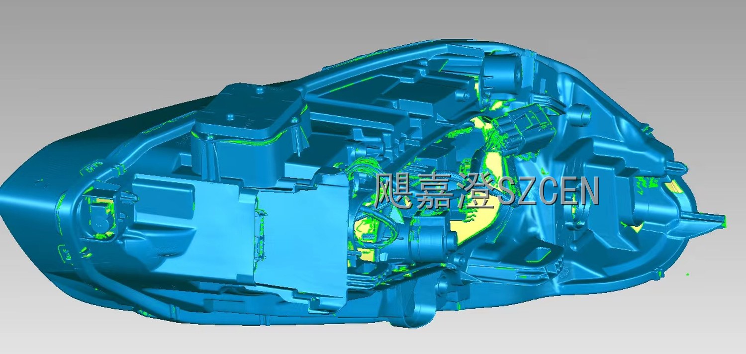 汽车大灯组｜逆向建模设计