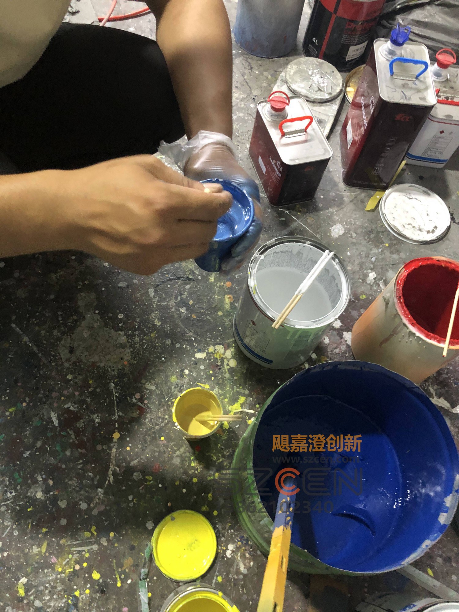 3D打印调色喷涂上色｜样件外观配色涂装