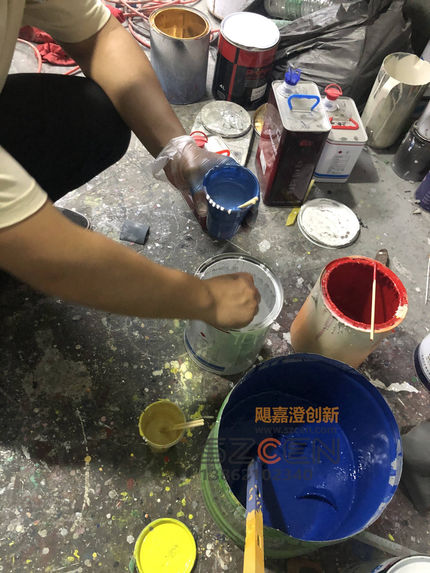 3D打印调色喷涂上色｜样件外观配色涂装