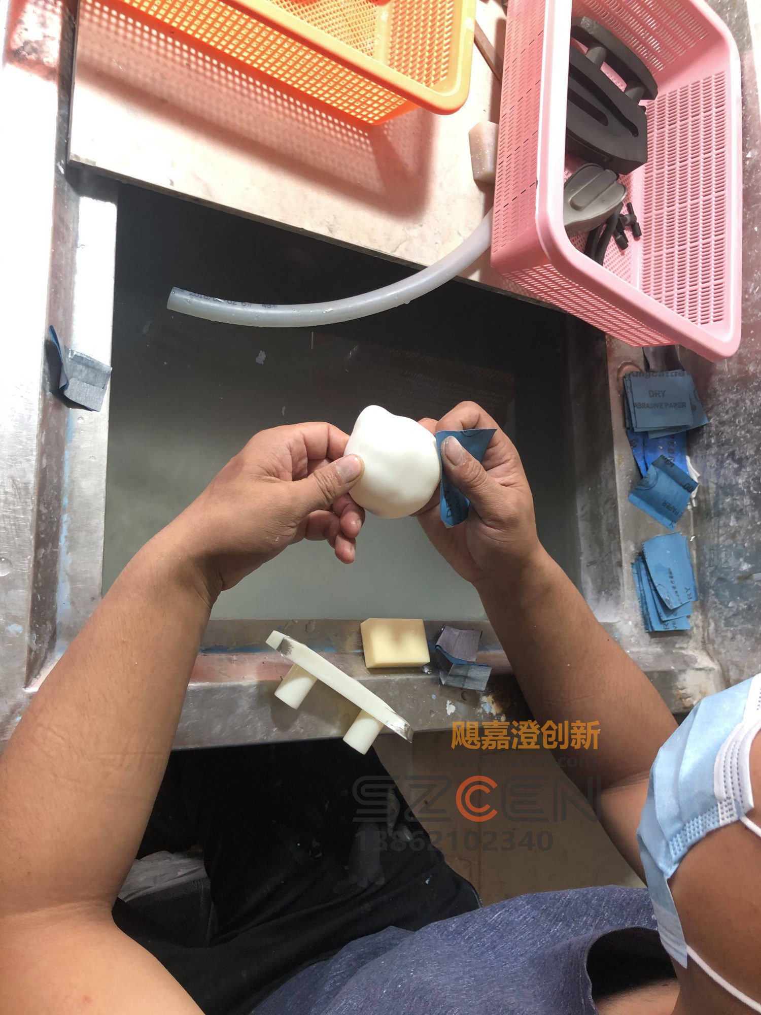 3D打印后处理｜去支撑打磨补土抛光全流程