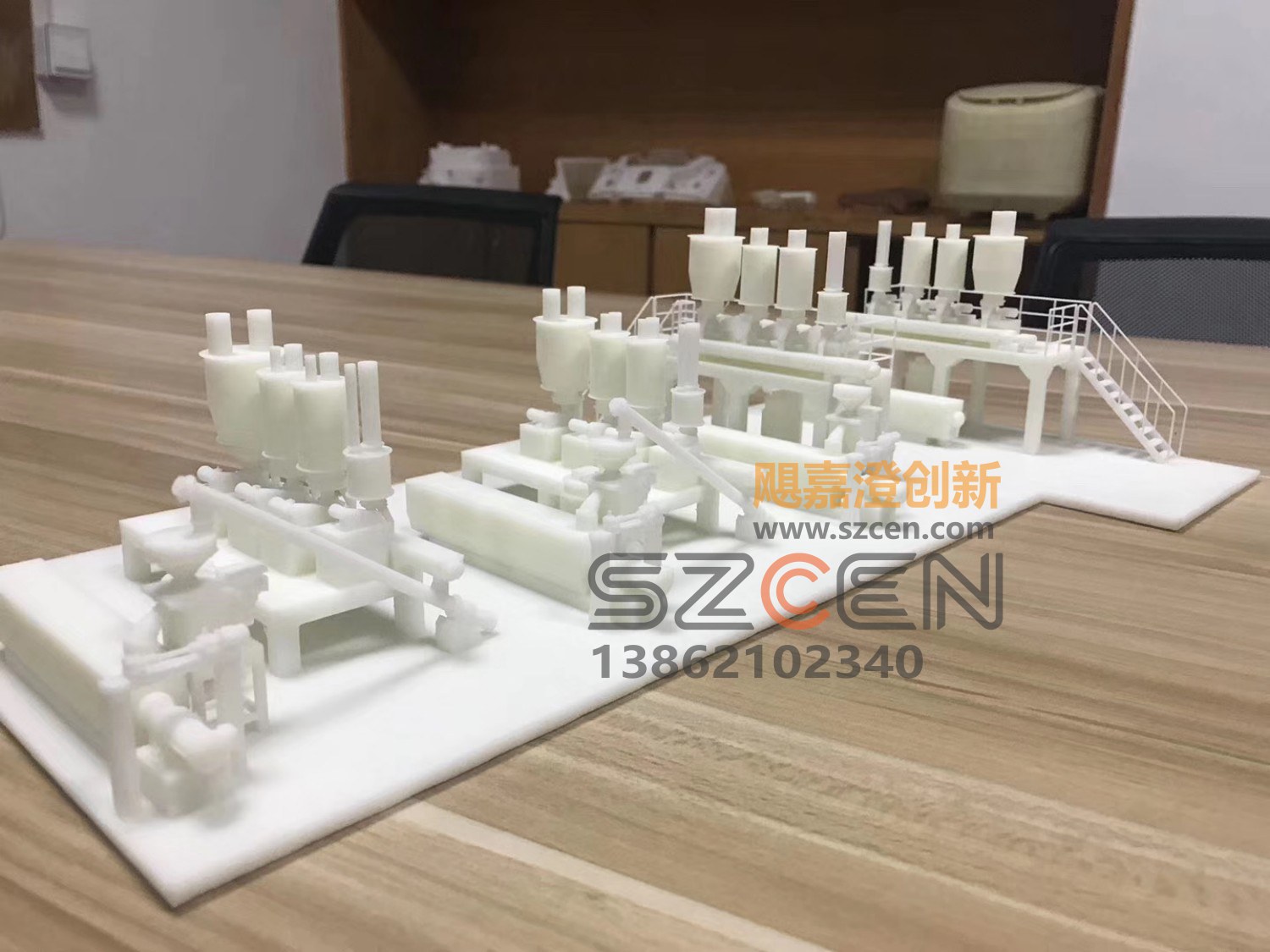 大型厂区规划沙盘｜工业设备布局沙盘模型