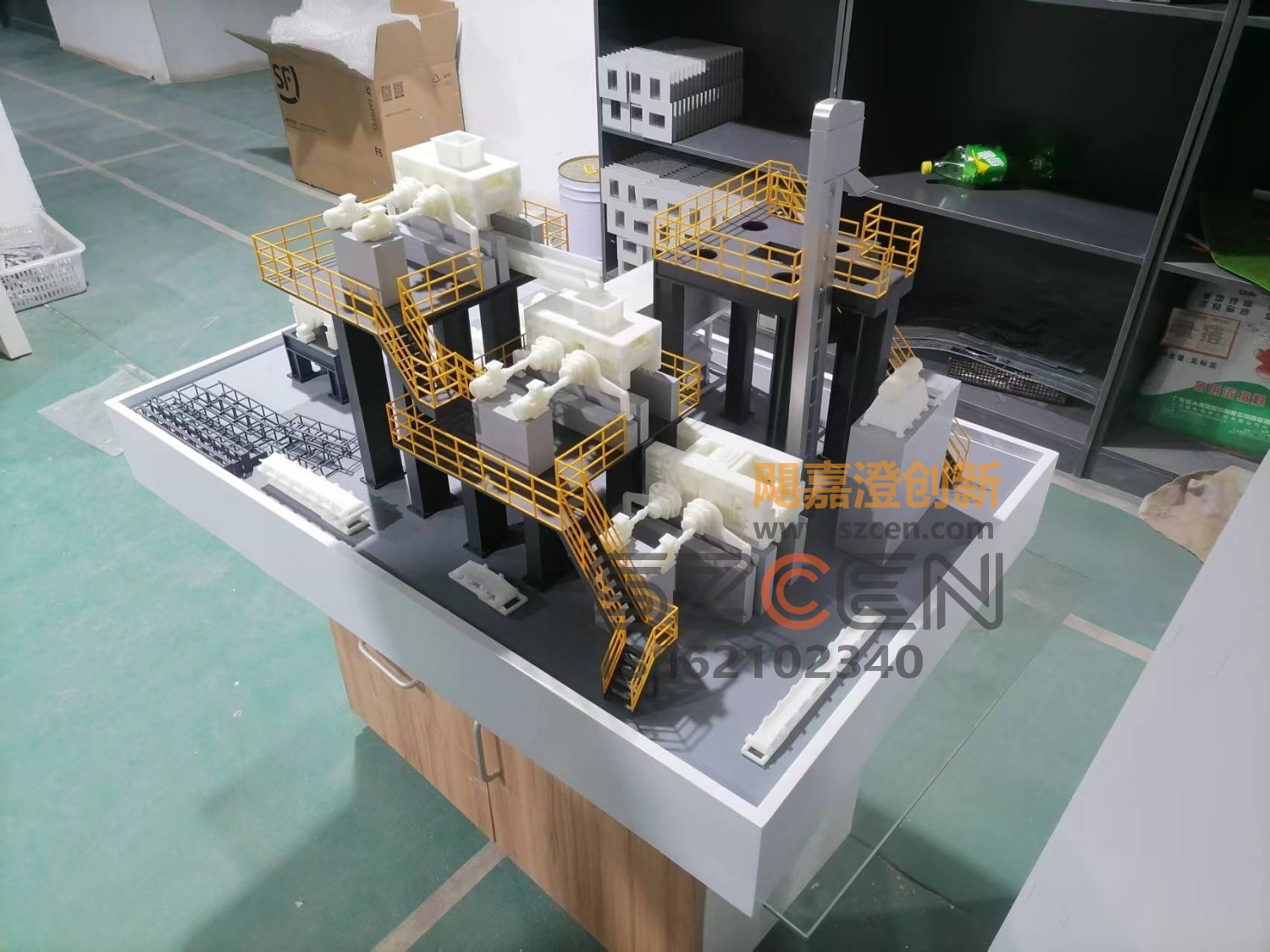 大型厂区规划沙盘｜工业设备布局沙盘模型