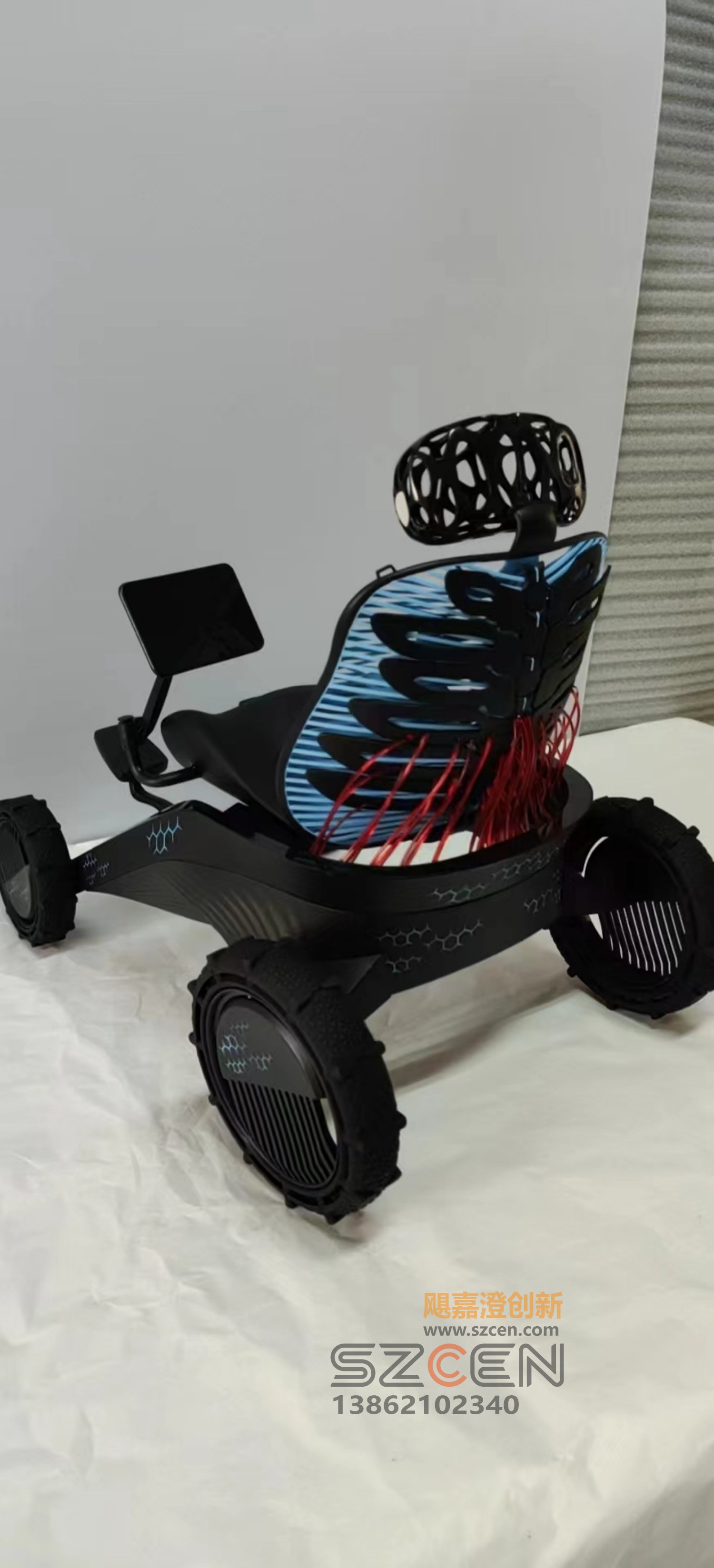 科技展品模型|概念机身样件制作