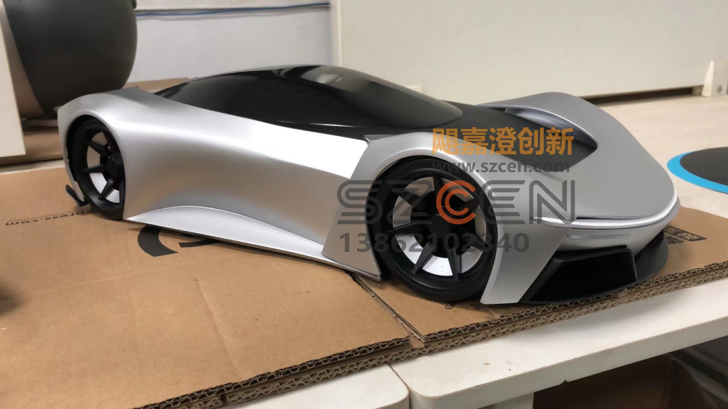 科技展品模型|概念机身样件制作