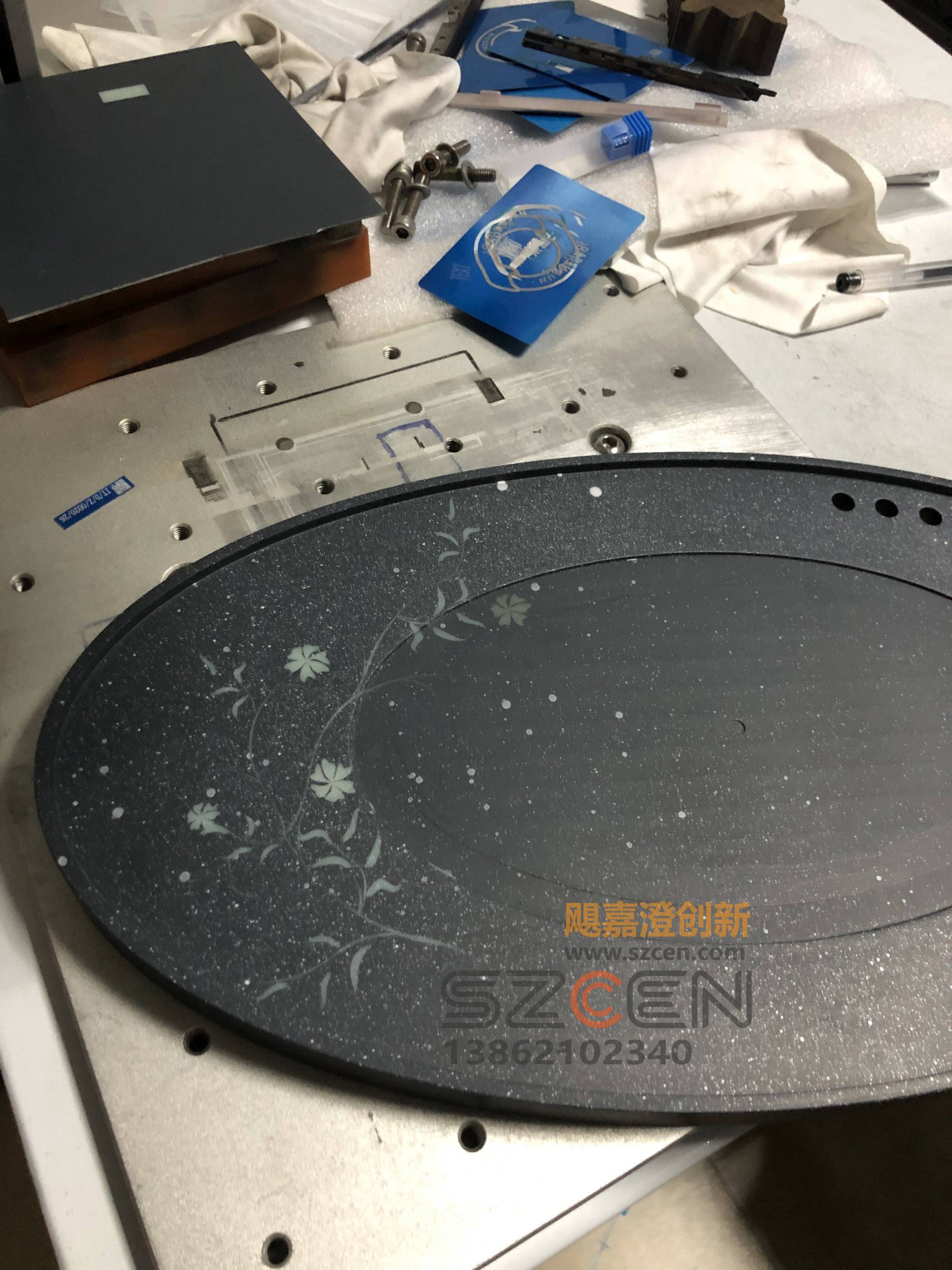 做旧茶台模型｜实木雕刻与做旧处理