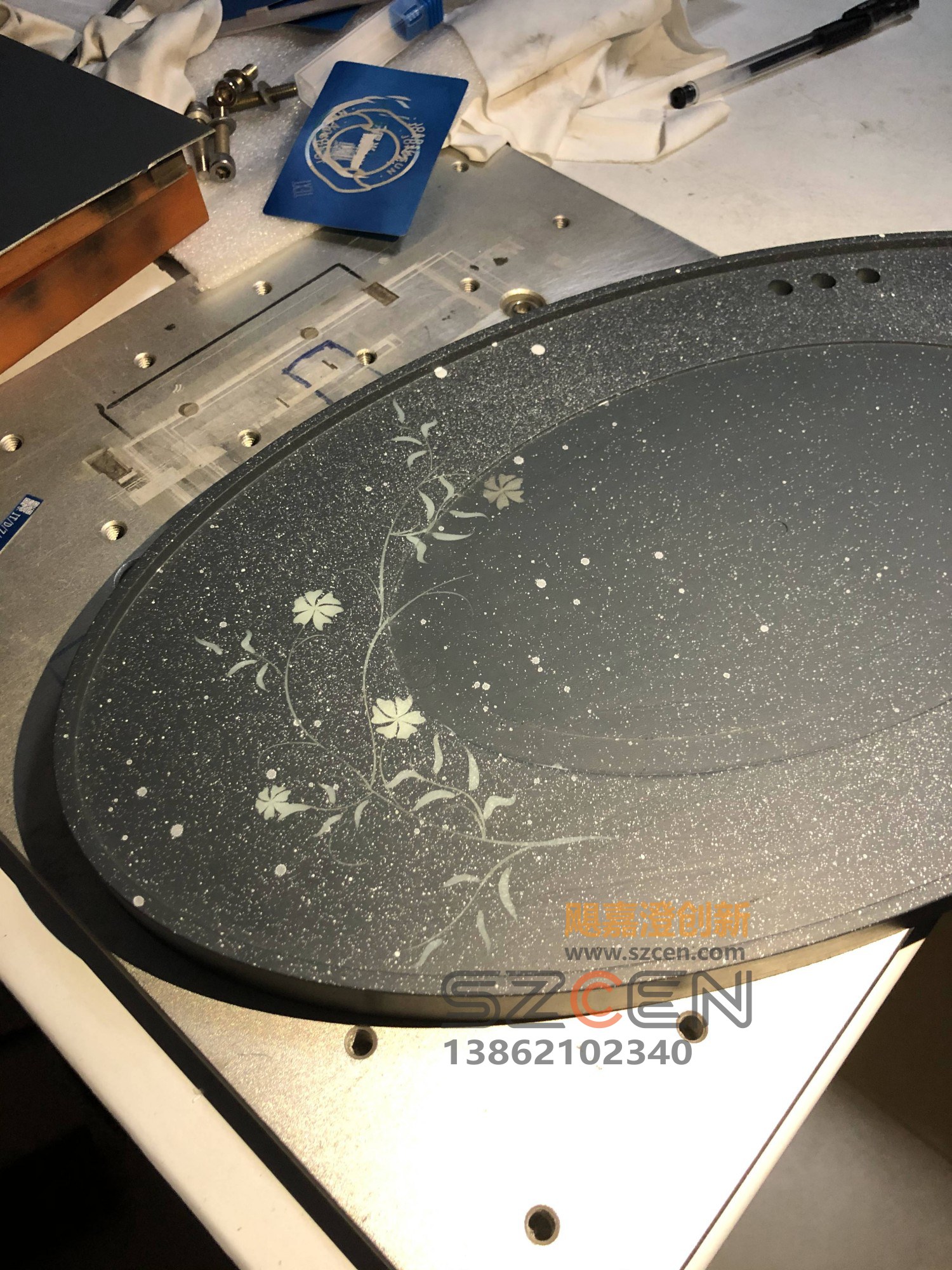 做旧茶台模型｜实木雕刻与做旧处理