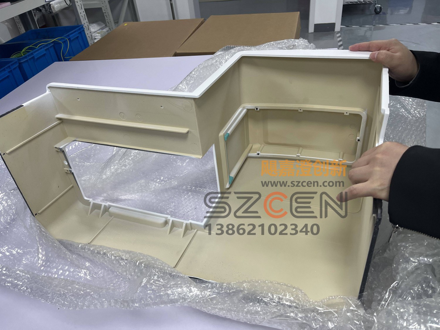 机器人零部件外壳手板｜CNC 快速成型