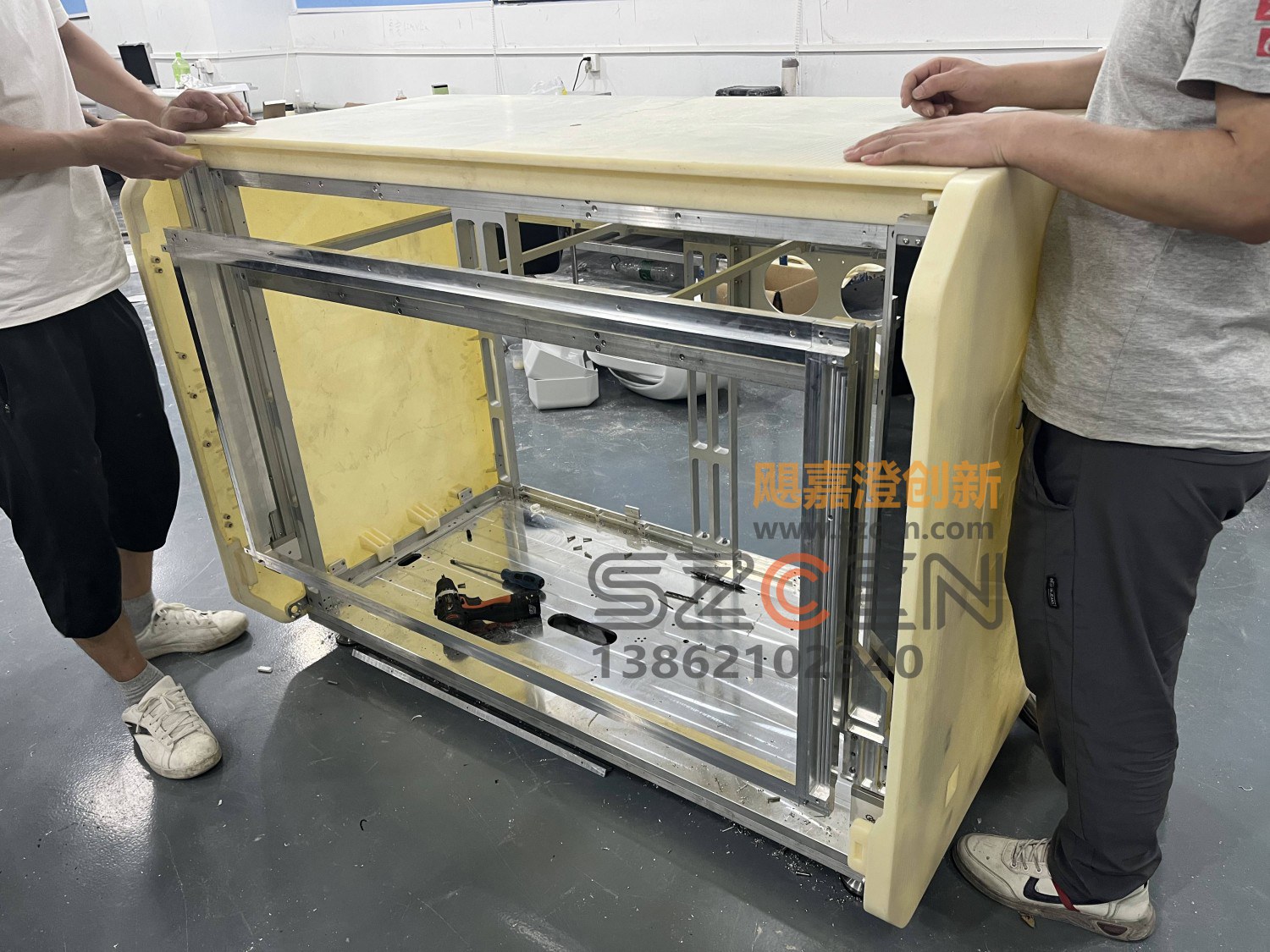 智能座舱外壳模型｜大型客舱壳体样件