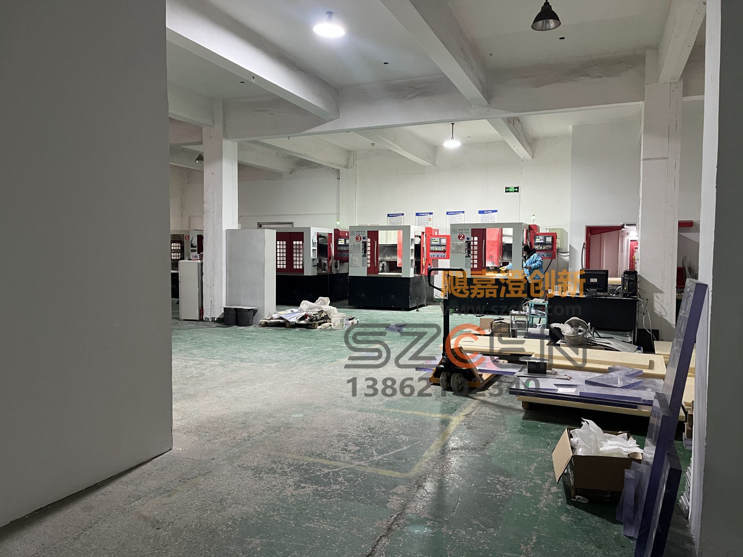 CNC精雕手板加工｜工厂规模现场与设备